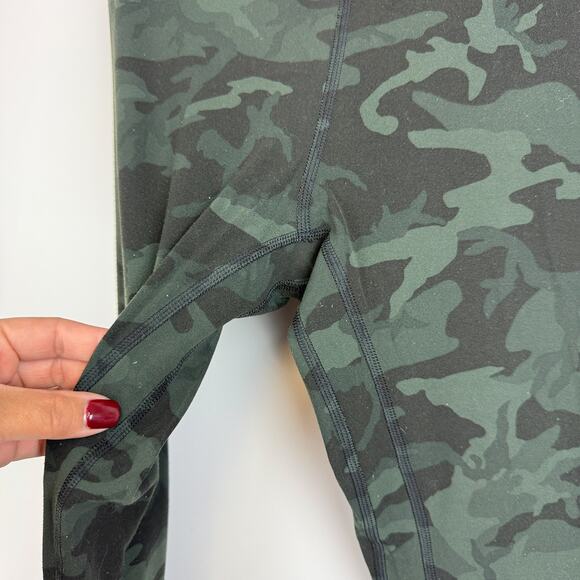 Lululemon Align 28” Leggings Green Black Camo Army 2019 - 6 - Picture 6 of 9